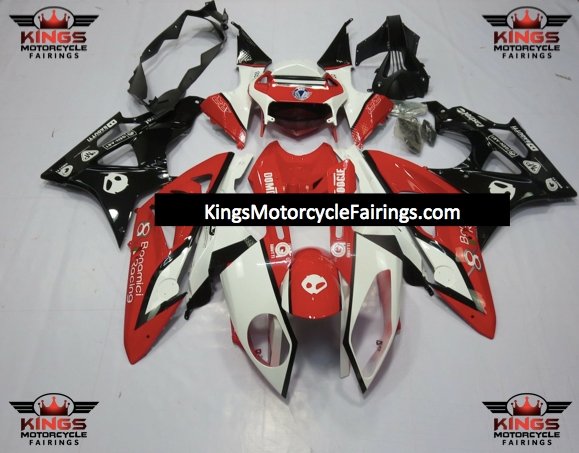 BMW S1000RR (2009-2014) Red, White & Black Fairings