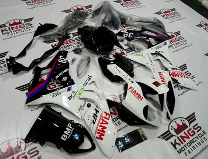 BMW S1000RR (2009-2014) White, Black, Red Fiamm Fairings