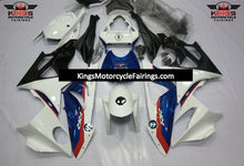 BMW S1000RR (2009-2014) White, Blue, Red & Black Fairings