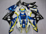 BMW S1000RR (2009-2014) White, Yellow, Blue & Black GoldBet Fairings