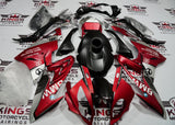 BMW S1000RR Fairings (2015-2016) Matte Red, Black, Silver at KingsMotorcycleFairings.com