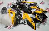 BMW S1000RR Fairings (2017-2018) Dark Yellow, Faux Carbon Fiber at KingsMotorcycleFairings.com