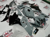 BMW S1000RR (2017-2018) Nardo Gray & Black Fairings at KingsMotorcycleFairings.com