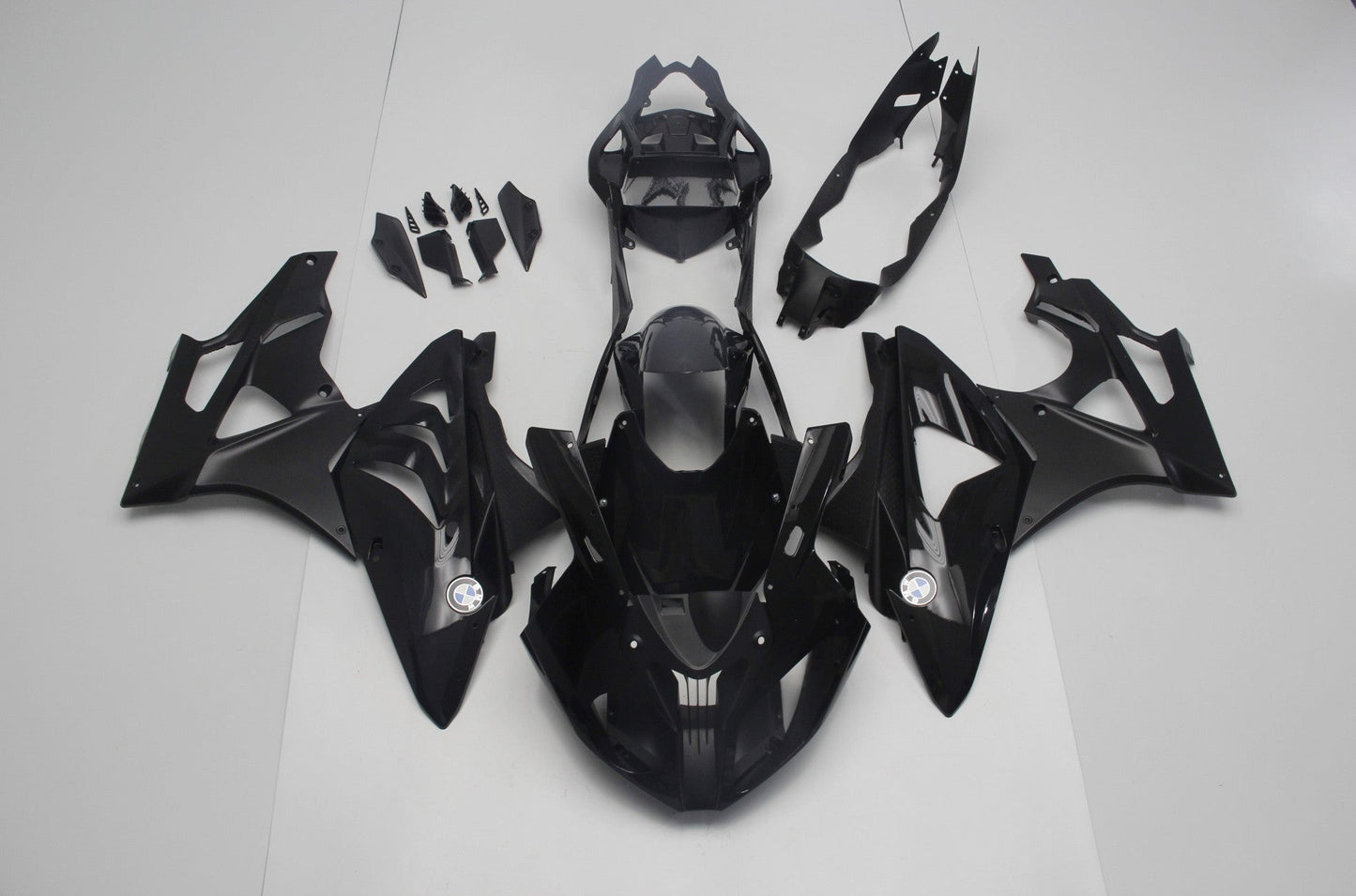 BMW S1000RR Fairing Kit (2019-2022) Black, Matte at KingsMotorcycleFairings.com