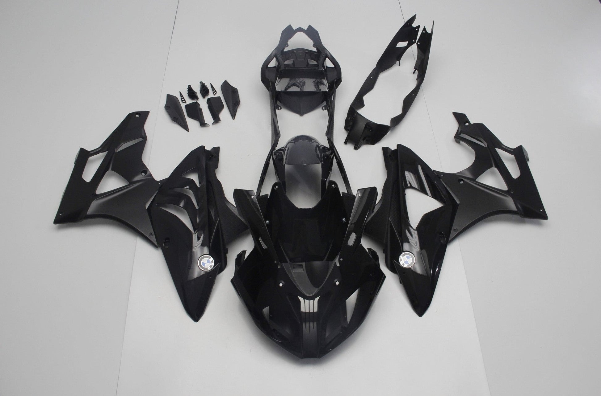 BMW S1000RR Fairing Kit (2019-2022) Black, Matte at KingsMotorcycleFairings.com