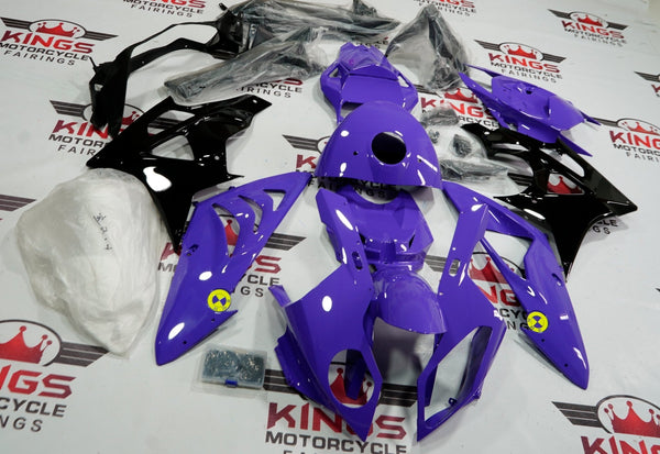 BMW S1000RR Fairing Pieces (2009-2014) Purple, Black, Yellow at KingsMotorcycleFairings.com