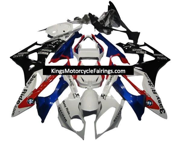 BMW S1000RR Fairing Pieces (2009-2014) White, Blue, Red, Black Easy Ride at KingsMotorcycleFairings.com