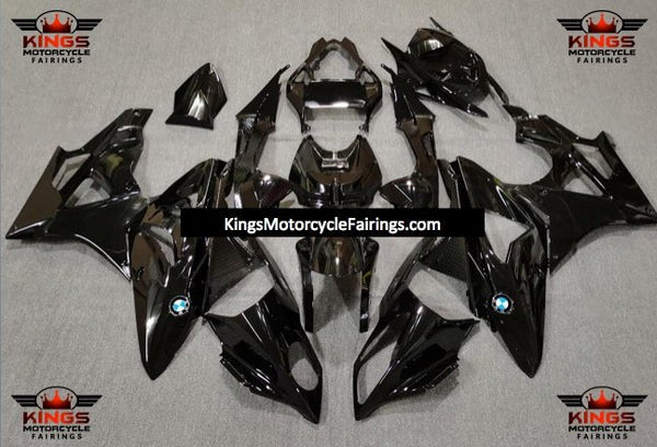 BMW S1000RR Fairings (2009-2014) All Black at KingsMotorcycleFairings.com