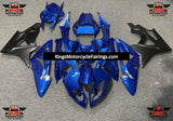 BMW S1000RR Fairings (2009-2014) Blue, Matte Black at KingsMotorcycleFairings.com