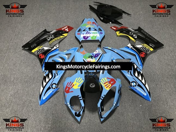 BMW S1000RR Fairings (2009-2014) Light Blue Shark at KingsMotorcycleFairings.com