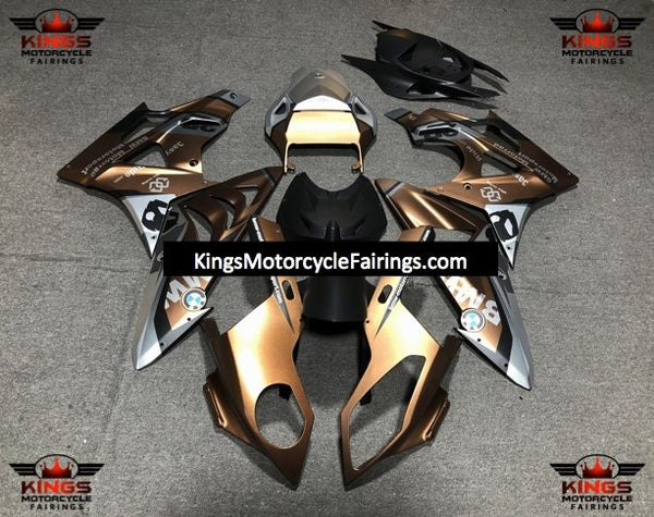 BMW S1000RR Fairings (2017-2018) Matte Bronze, Silver, Black at KingsMotorcycleFairings.com