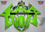 Green Fairing Kit for a 2000, 2001, 2002 & 2003 Suzuki GSX-R750 motorcycle