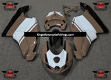 Brown, White and Black Fairing Kit for a 2005 & 2006 Ducati 749 motorcycle