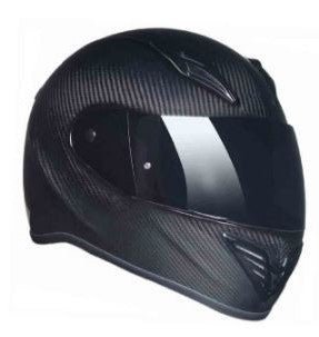 DOT FULL FACE CARBON FIBER KINGS MOTORCYCLE HELMET - BSFB99