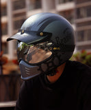 Beasley Motorcycle Helmet HD Bubble Goggles with Silver Visor Lens is brought to you by KingsMotorcycleFairings.com