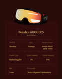 Beasley Motorcycle Helmet HD Goggles is brought to you by KingsMotorcycleFairings.com