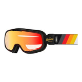 Beasley Motorcycle Helmet HD Goggles in Black, Red, Orange, Yellow & White is brought to you by KingsMotorcycleFairings.com