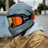 Beasley Motorcycle Helmet HD Goggles in Black, Red, Orange, Yellow & White is brought to you by KingsMotorcycleFairings.com