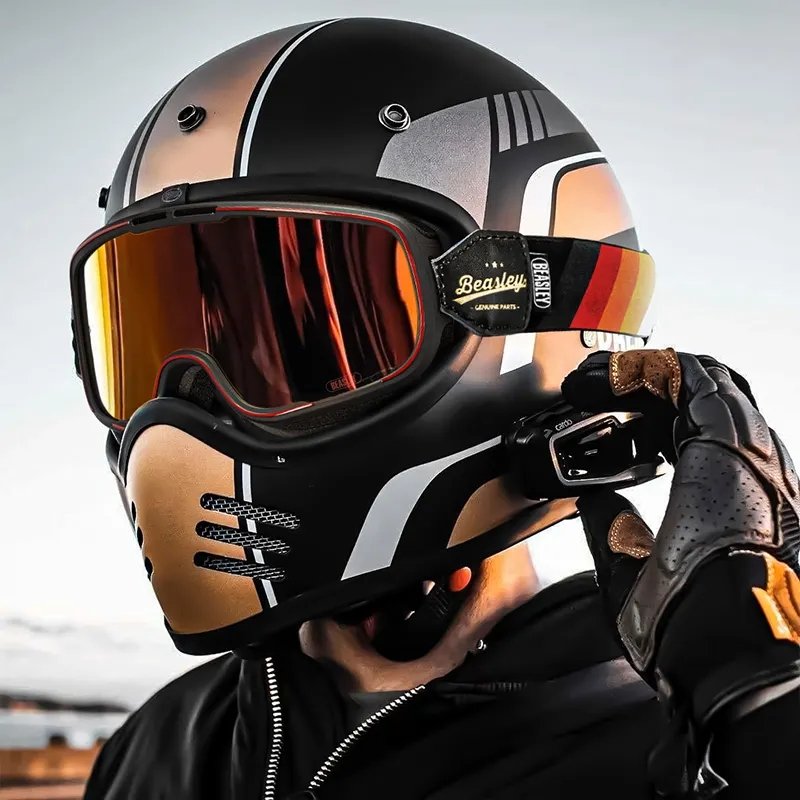 Beasley Motorcycle Helmet HD Goggles