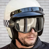 Beasley Motorcycle Helmet HD Goggles Black & White Checkered is brought to you by KingsMotorcycleFairings.com