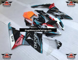  Black, White, Blue, Red and Orange Fairing Kit for a 2009, 2010, 2011, 2012, 2013 and 2014 BMW S1000RR motorcycle