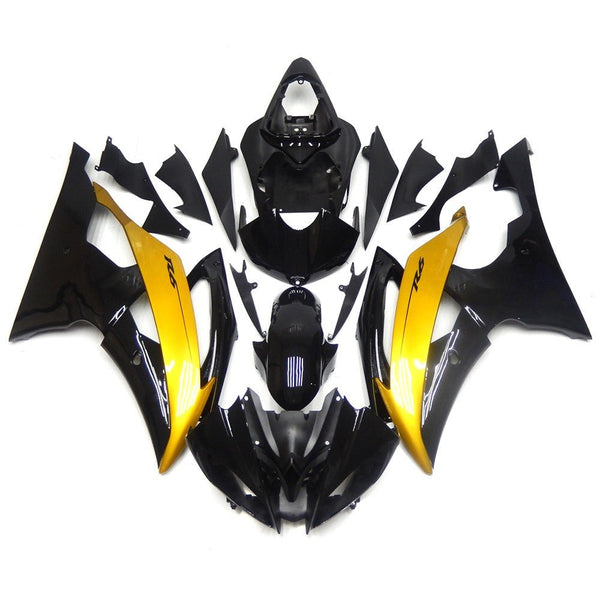 Yamaha YZF-R6 (2008-2016) Black & Gold Fairings