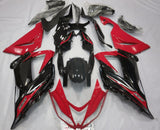 Red, Black and Silver Fairing Kit for a 2013, 2014, 2015, 2016, 2017 & 2018 Kawasaki ZX-6R 636 motorcycle