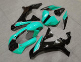 Turquoise Blue, Black and Silver Fairing Kit for a 2015, 2016, 2017, 2018, 2019 & 2020 Yamaha YZF-R1 motorcycle