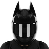 The Black Batman HNJ Full-Face Motorcycle Helmet is brought to you by Kings Motorcycle Fairings