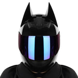 The Black Batman HNJ Full-Face Motorcycle Helmet is brought to you by KingsMotorcycleFairings.com