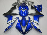 Blue, White, Silver and Matte Black Fairing Kit for a 2004, 2005 & 2006 Yamaha YZF-R1 motorcycle