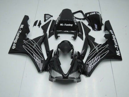 Shop Triumph Daytona 675 Fairings (2009-2012) Black, White Claw at KingsMotorcycleFairings.com