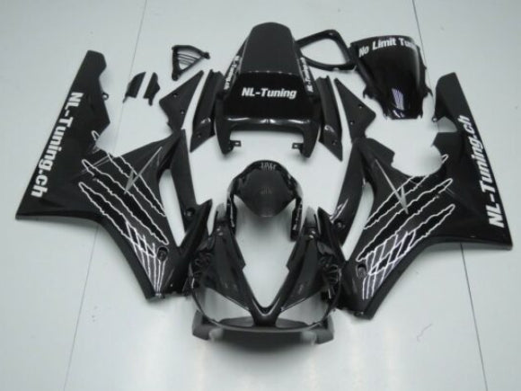 Shop Triumph Daytona 675 Fairings (2009-2012) Black, White Claw from KingsMotorcycleFairings.com