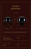 Black Half Face Soldier Motorcycle Helmet is brought to you by KingsMotorcycleFairings.com