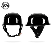 Black Half Face Soldier Motorcycle Helmet is brought to you by KingsMotorcycleFairings.com