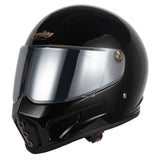 Black Iron King Motorcycle Helmet at KingsMotorcycleFairings.com