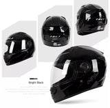 The Gloss Black HNJ Full-Face Motorcycle Helmet is brought to you by Kings Motorcycle Fairings