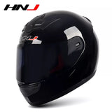 The Black HNJ Full-Face Motorcycle Helmet is brought to you by Kings Motorcycle Fairings