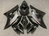Yamaha YZF-R6 (2006-2007) Black, Matte Black & Red Fairings