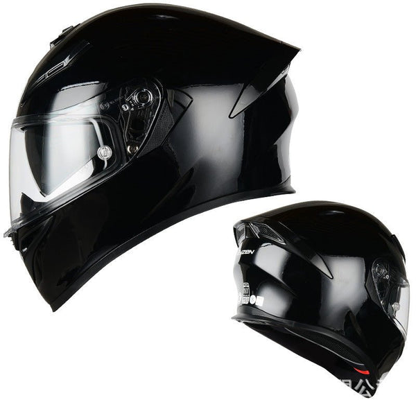 Black Ryzen Motorcycle Helmet at KingsMotorcycleFairings.com