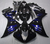 Yamaha YZF-R1 (2012-2014) Black & Blue Flame Fairings