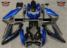 Suzuki GSXR750 (2008-2010) Black, Blue & Gray Fairings