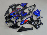 Black, Blue and Red Fairing Kit for a 2015 and 2016 BMW S1000RR motorcycle