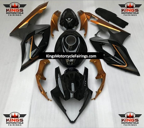 Suzuki GSXR1000 (2005-2006) Black, Bronze & Gray Fairings
