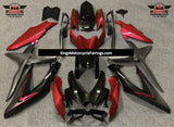 Suzuki GSXR750 (2008-2010) Black, Candy Red & Gray Fairings
