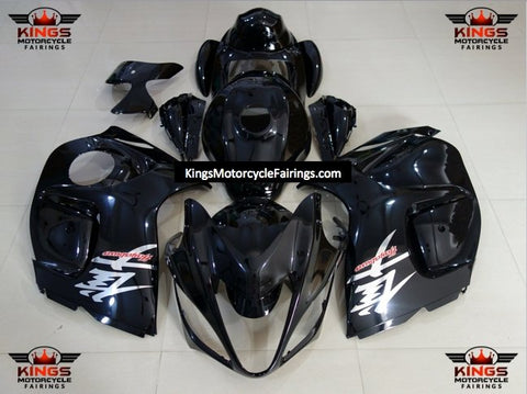 Suzuki GSXR1300 Hayabusa (2008-2019) Black & Chrome Fairings