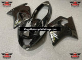 Black, Chrome and Yellow Fairing Kit for a 1996, 1997, 1998, 1999, 2000, 2001, 2002, 2003, 2004, 2005, 2006 & 2007 Honda CBR1100XX Super Blackbird motorcycle