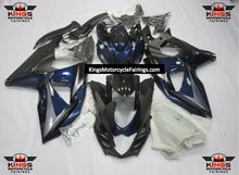 Suzuki GSXR1000 (2009-2016) Black, Dark Blue & Silver Fairings