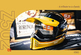 Black, Gold and White Lightning Beasley Open-Face Motorcycle Helmet is brought to you by KingsMotorcycleFairings.com
