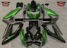 Suzuki GSXR750 (2008-2010) Black, Green & Gray Fairings